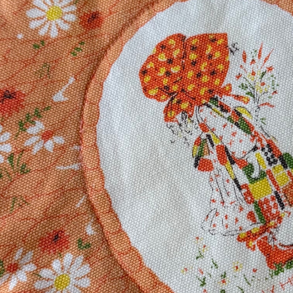 Vintage Muted Orange Holly Hobby Hot Pad Pot Holder ~ American Greetings - Picture 5 of 10